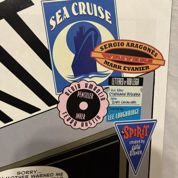 Spirit Vol 1 #17 Sea Cruise Paul Smith Cover DC Comics Sergio Aragonés Mark Evan - Picture 4 of 10